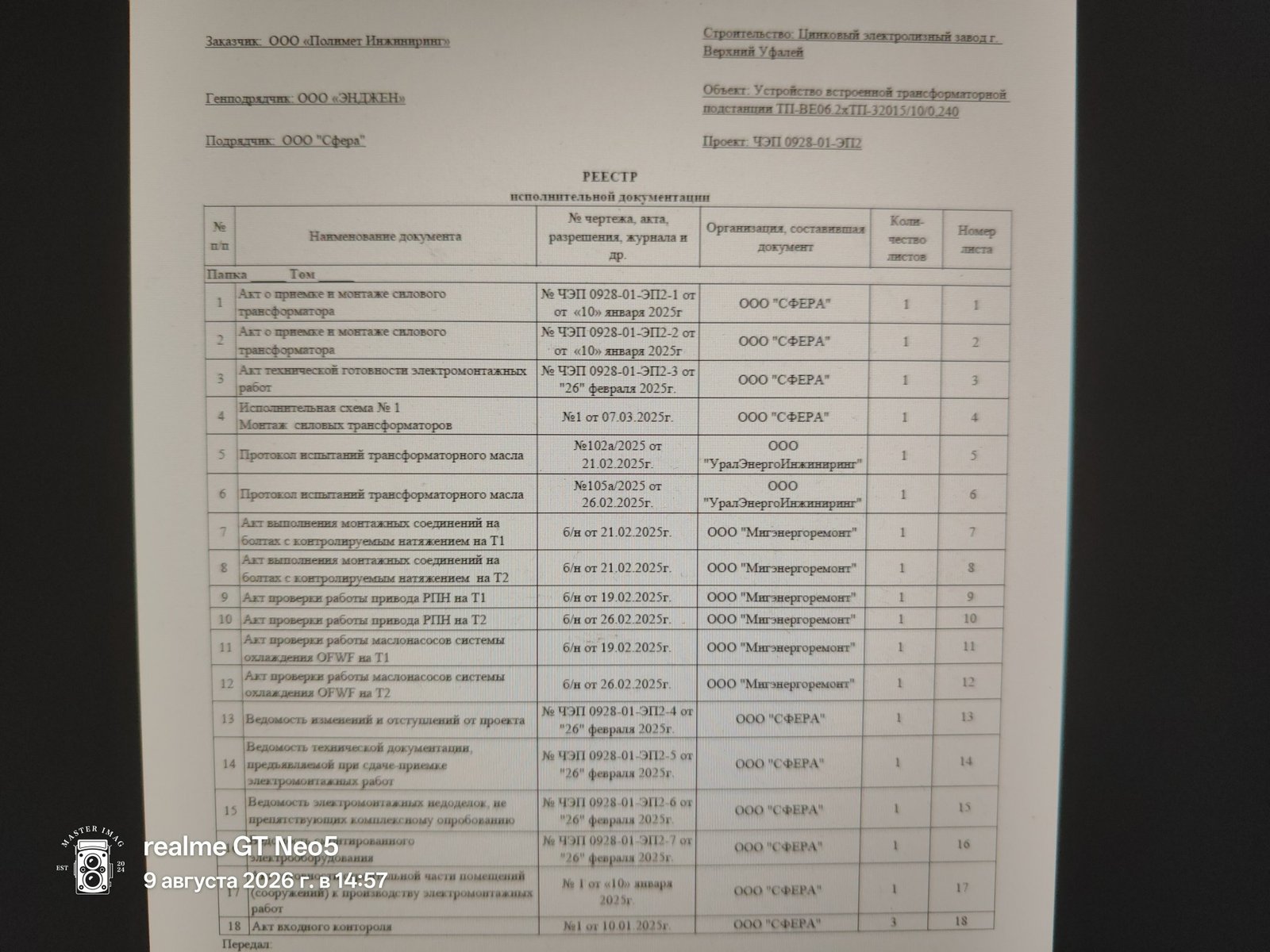 Подготовлю ИД по разделам Э, ЭС, АСУ, КИПиА, общестрой. Подготовка ППР, ТК, ВОР по РД.